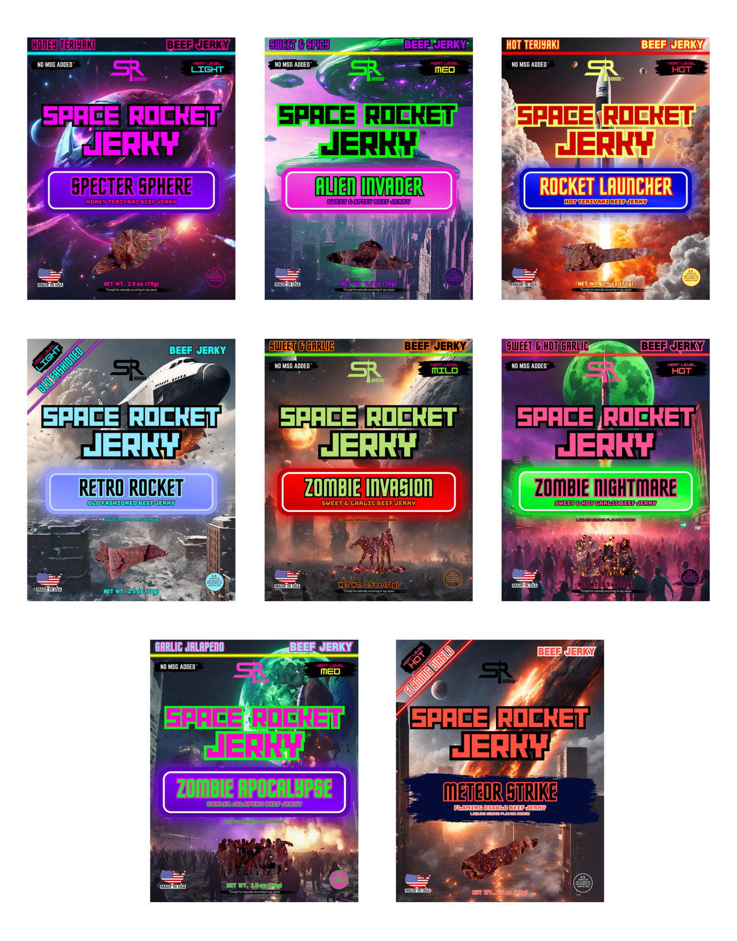 Zombie Survival Variety 8 Pack