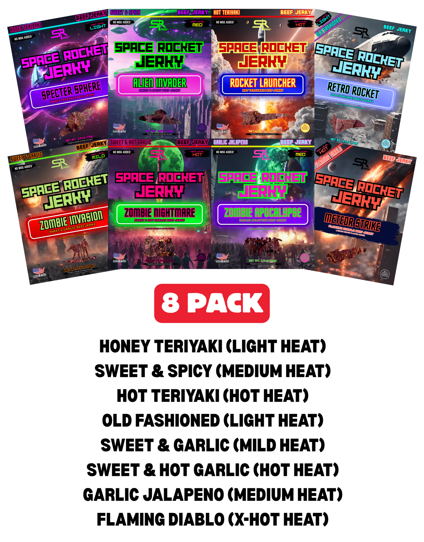 Zombie Survival Variety 8 Pack