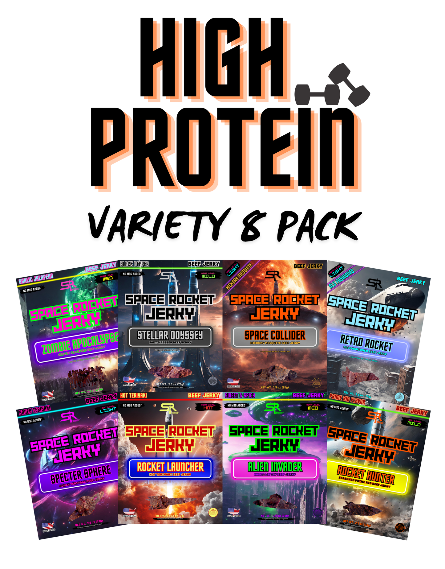 High Protein Variety 8 Pack
