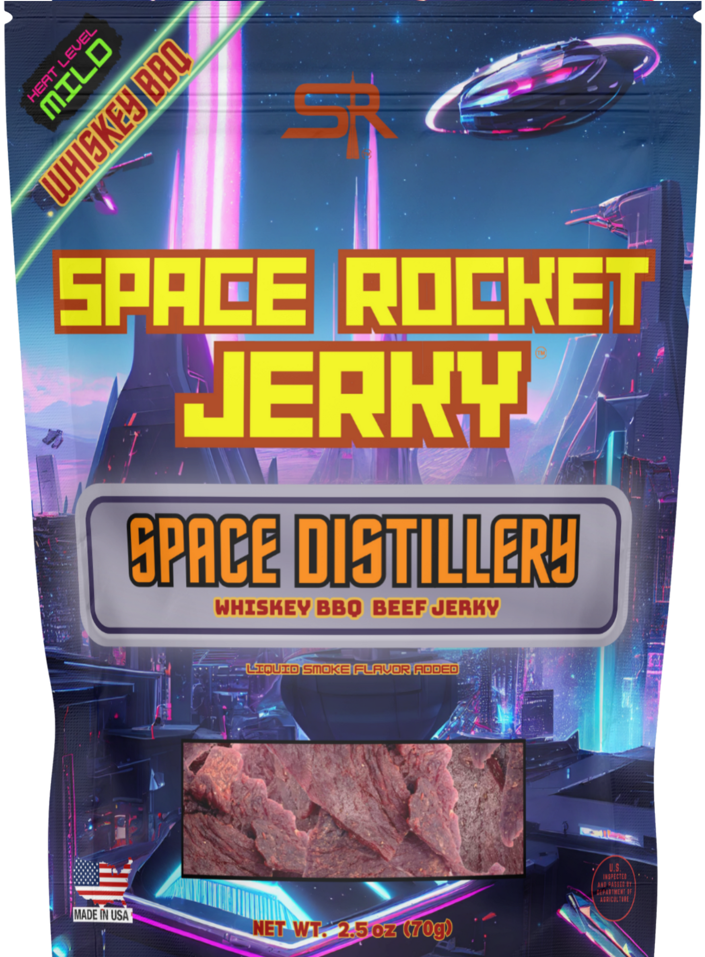 Whiskey BBQ 2.5oz, Beef [Space Distillery]