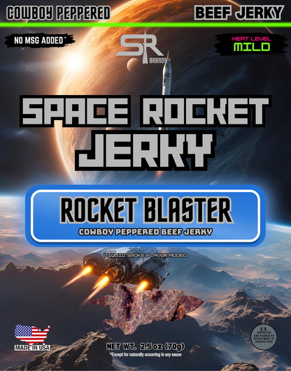 Cowboy Peppered 2.5oz 10 Pack, Beef [Rocket Blaster]