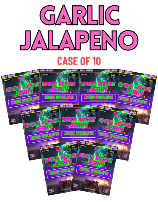 Garlic Jalapeno 2.5oz 10 Pack, Beef [Zombie Apocalypse]
