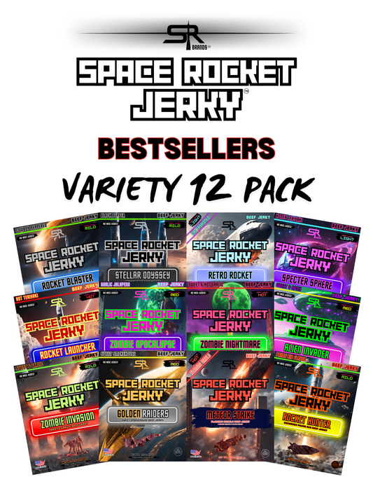 Space Rocket Jerky 2.5oz Bestsellers 12-Pack