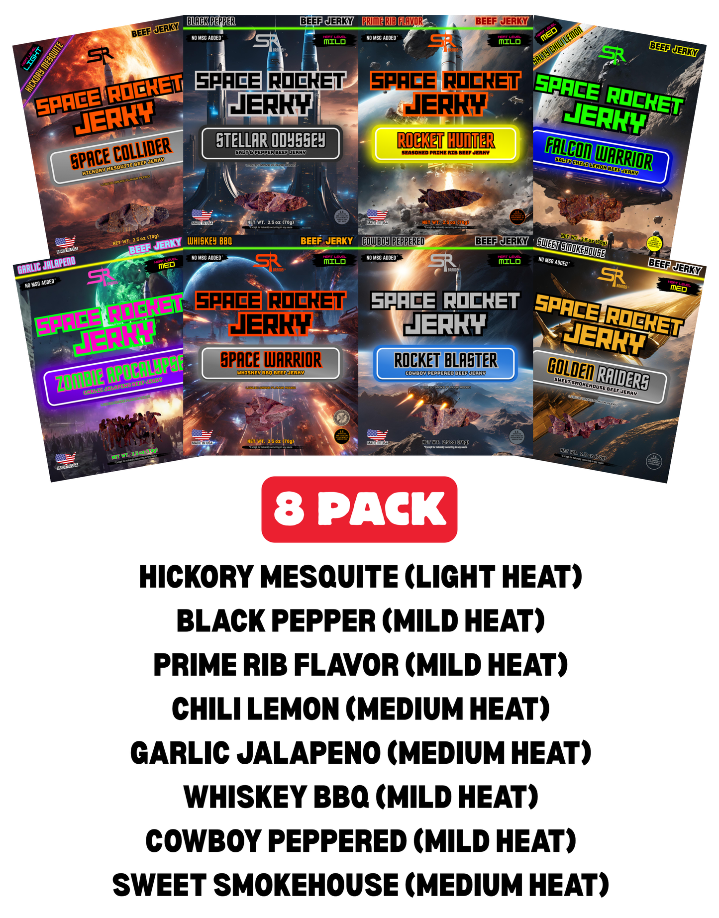 Sweet & Salty Variety 8 Pack
