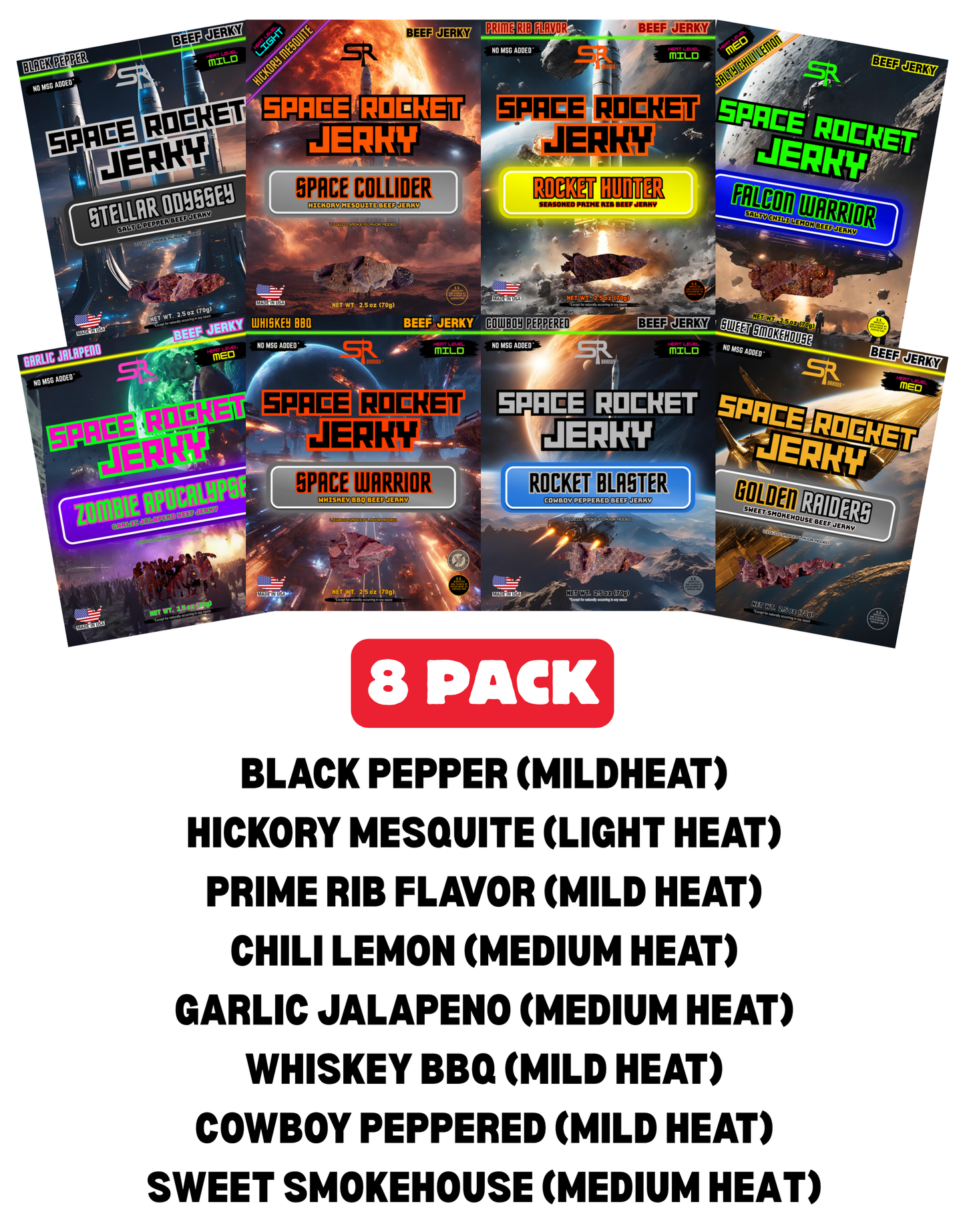 Salt Mode Activated Variety 8 Pack