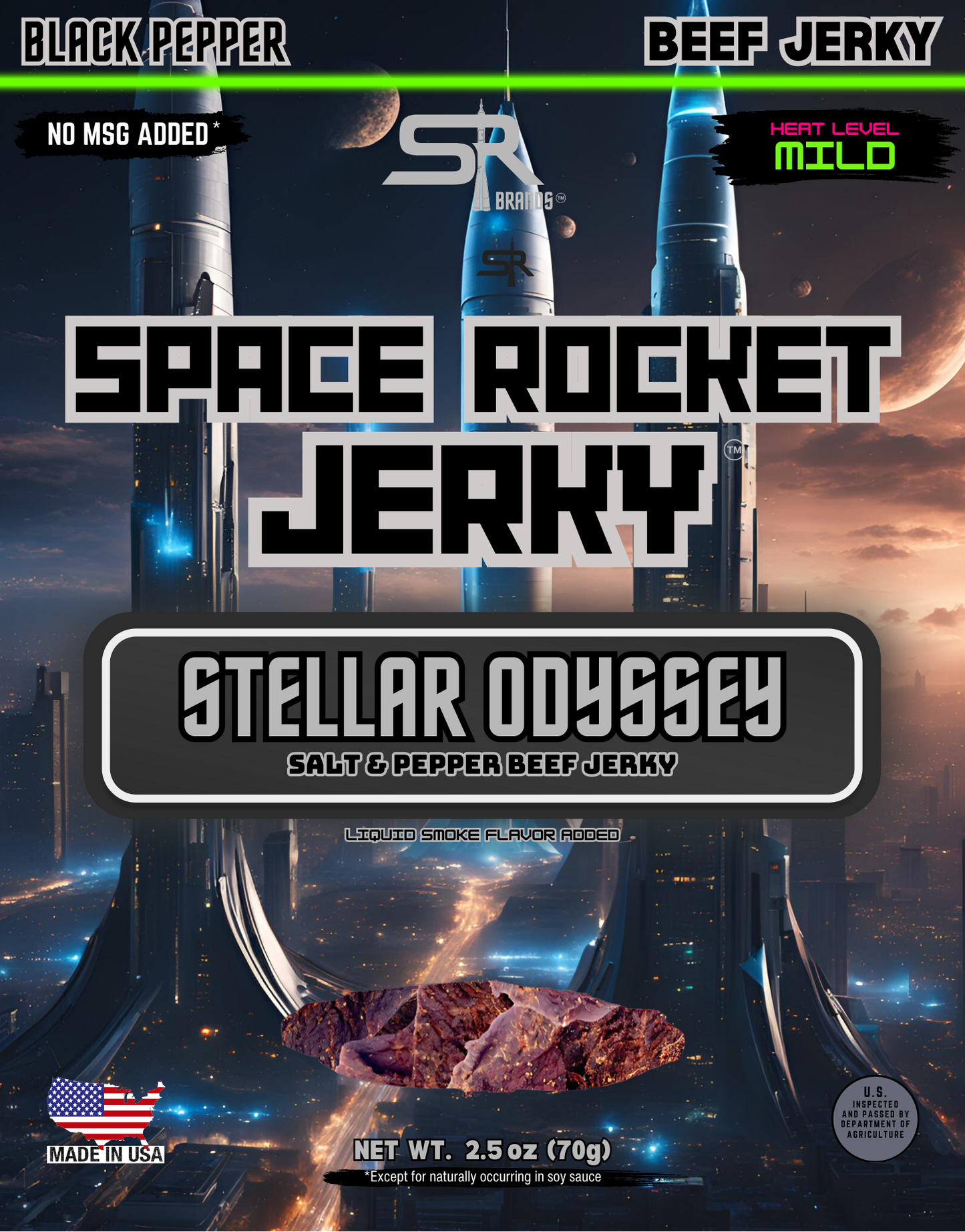 Black Pepper 2.5oz 10 Pack, Beef [Stellar Odyssey]